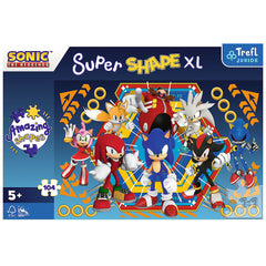 PUZZLE TREFL PRIMO SUPER SHAPE XXL 104 SONIC