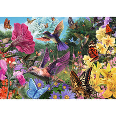 PUZZLE TREFL 1000 PREMIUM PLUS TEA TIME GRADINA CU COLIBRI