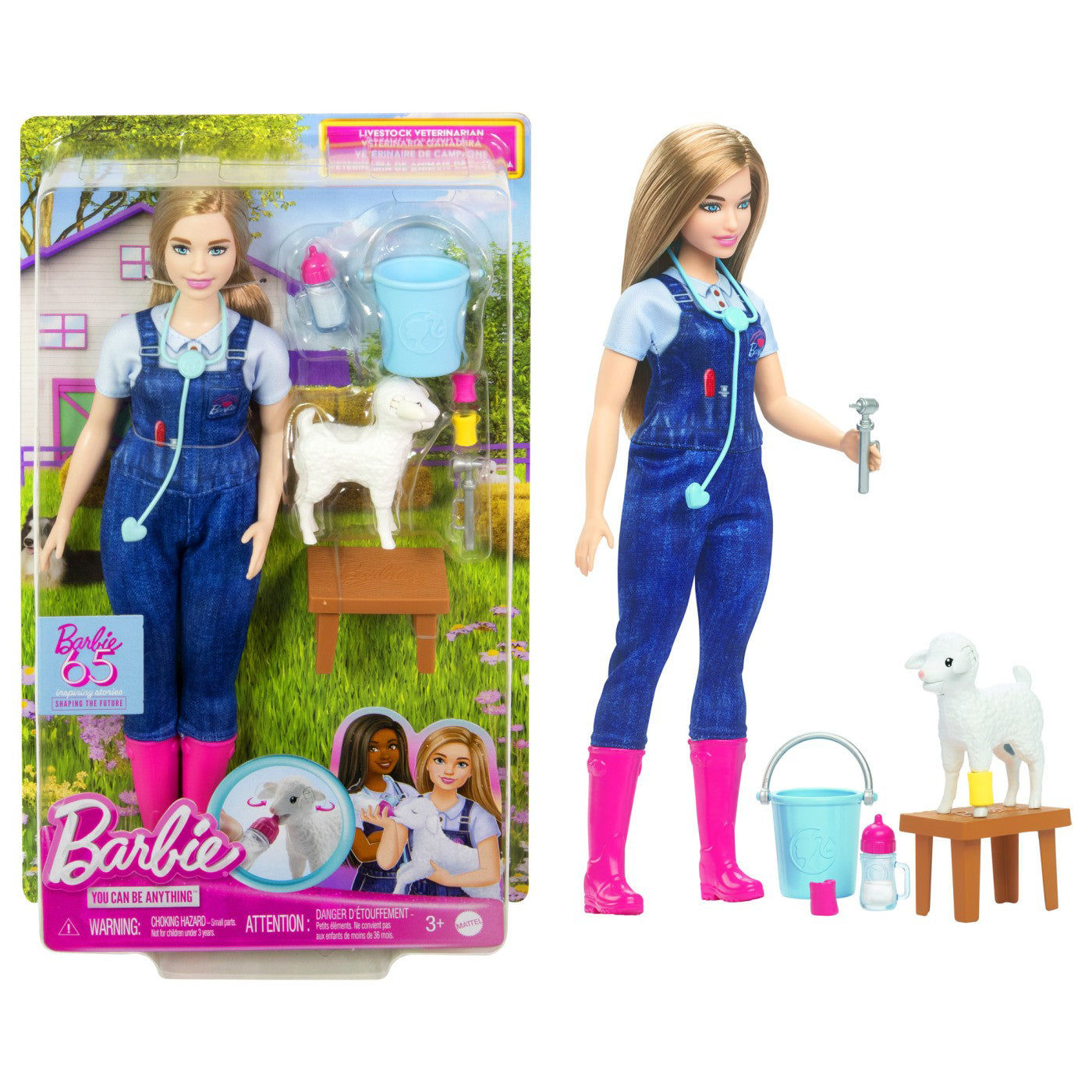 BARBIE PAPUSA BARBIE YOU CAN BE MEDIC VETERINAR
