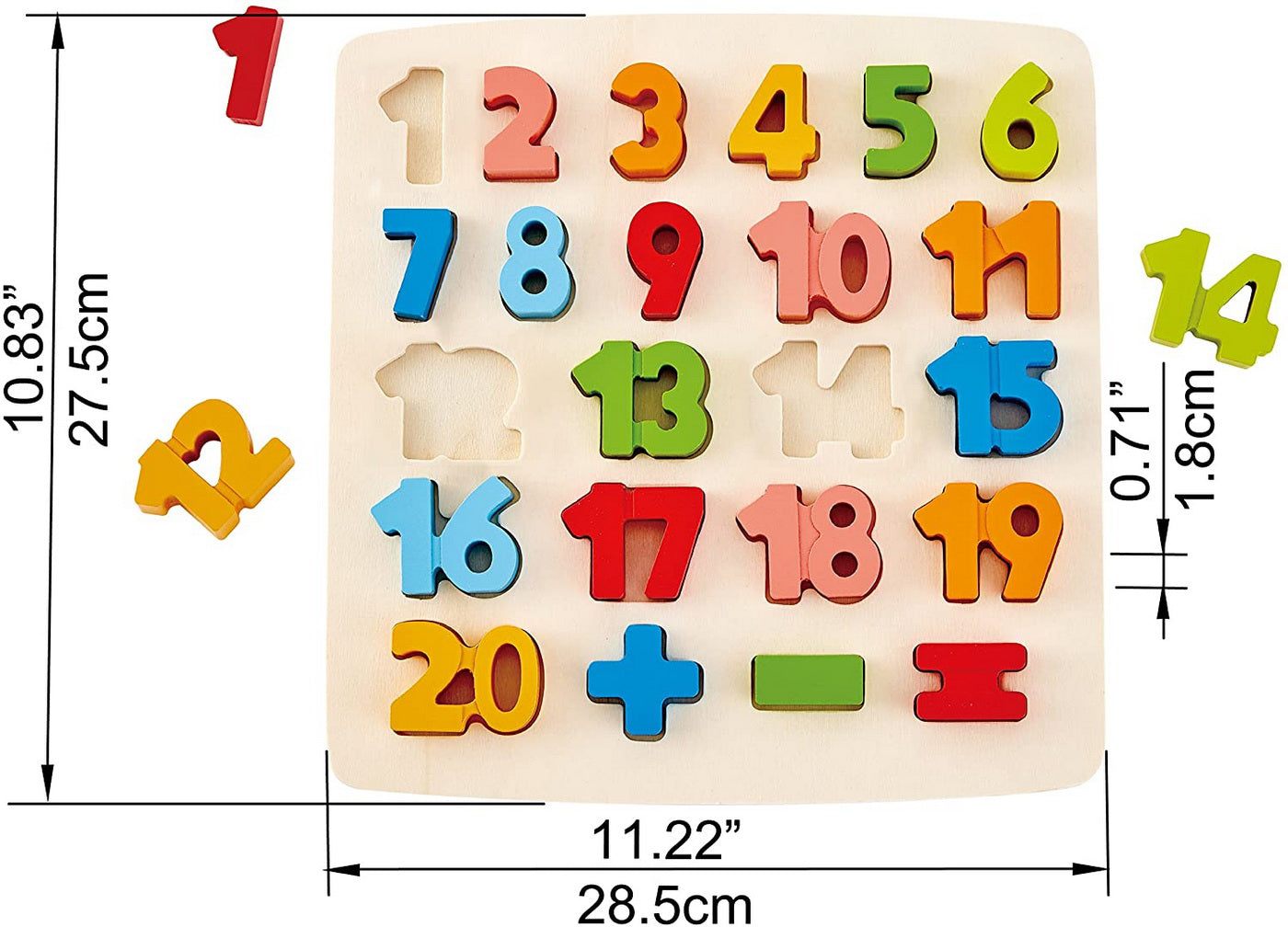 HAPE PUZZLE MATEMATICA CHUNKY