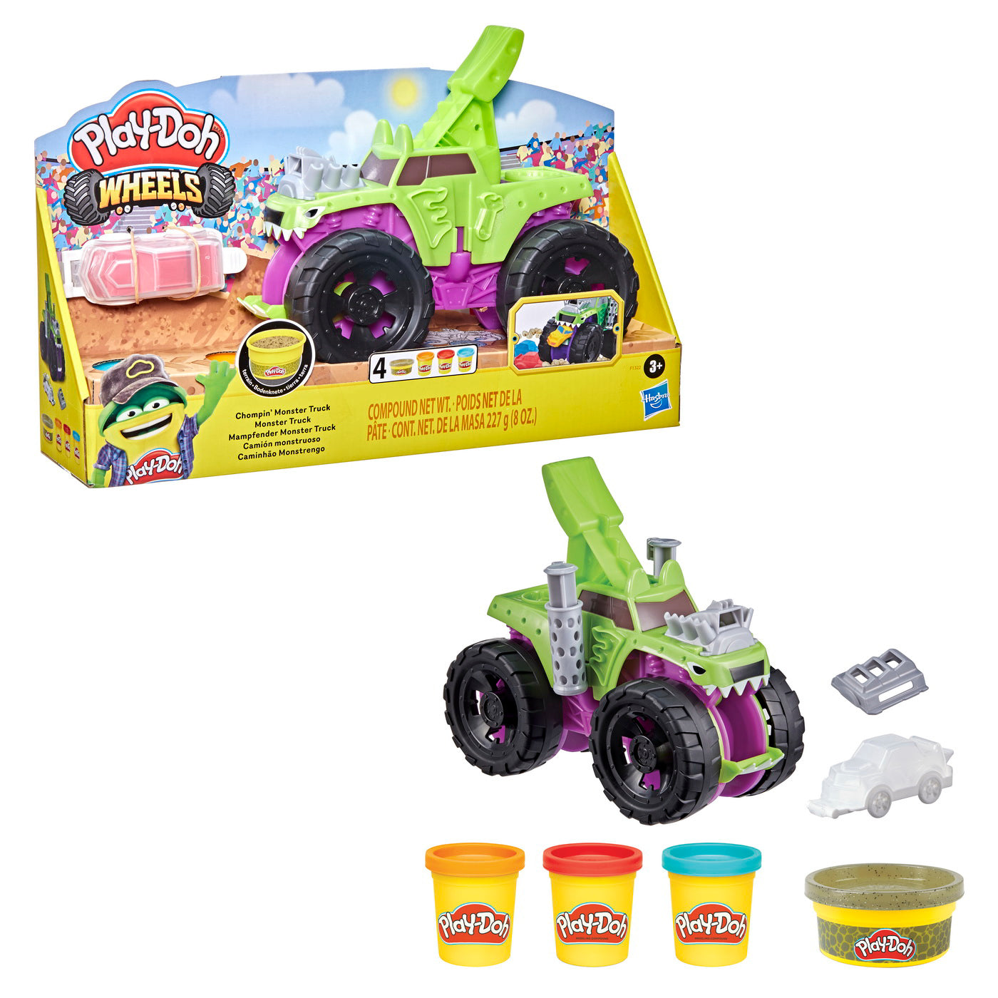 PLAY DOH SET MONSTER TRUCK CHOMPIN MONSTER TRUCK