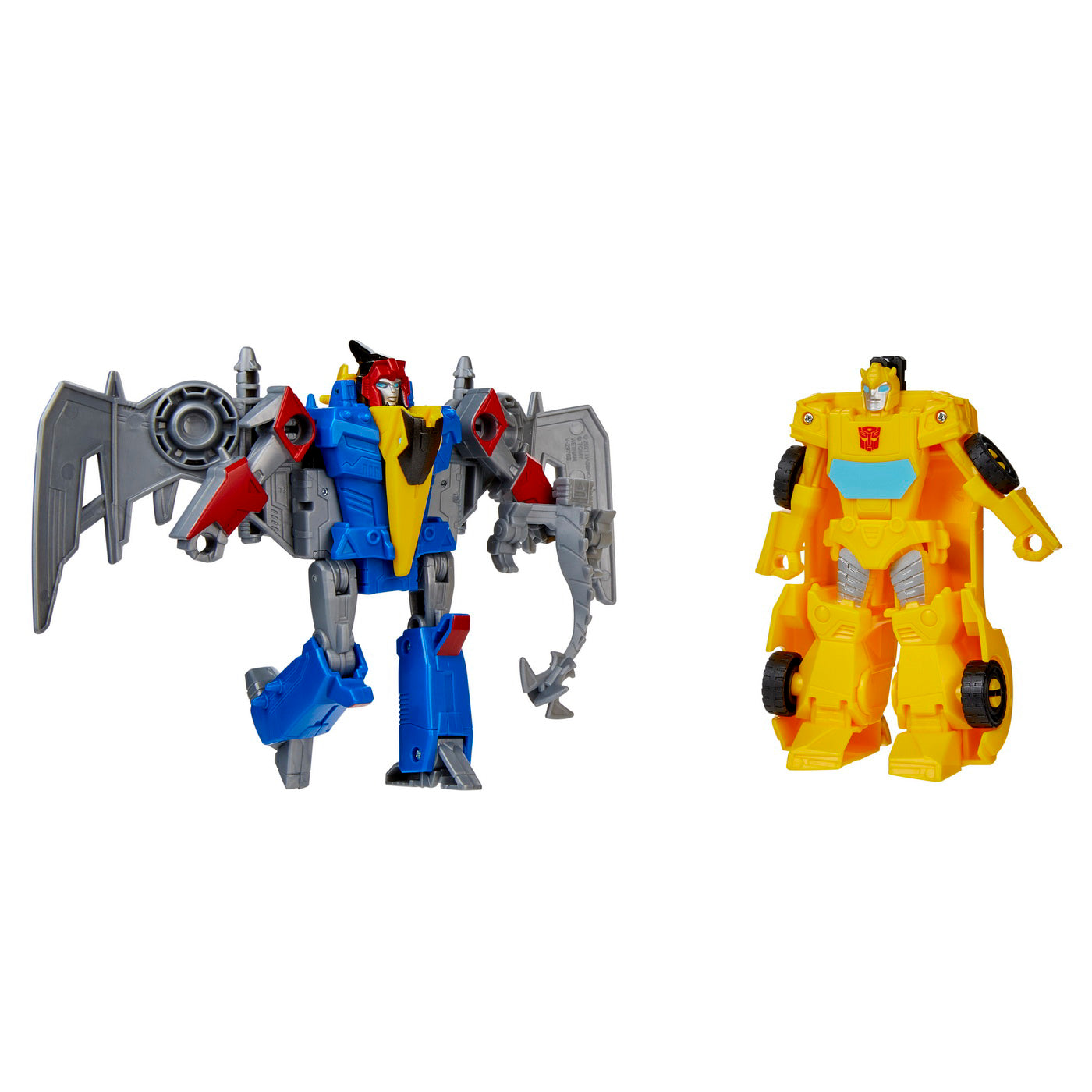 TRANSFORMERS CYBERVERSE FIGURINE BUMBLEBEE SI DINOBOT SWOOP 14CM