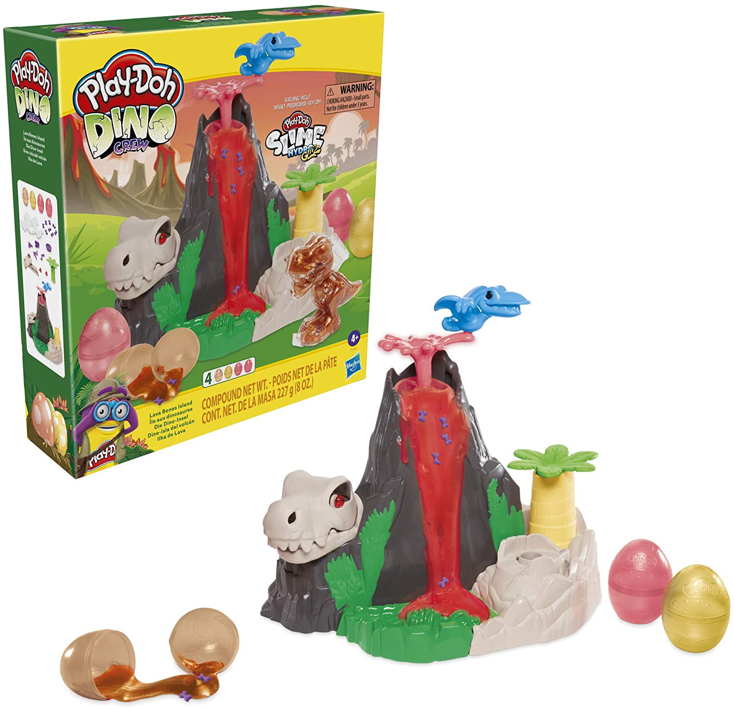 PLAYDOH LAVA BONES ISLAND - ECHIPA DINOZAURILOR