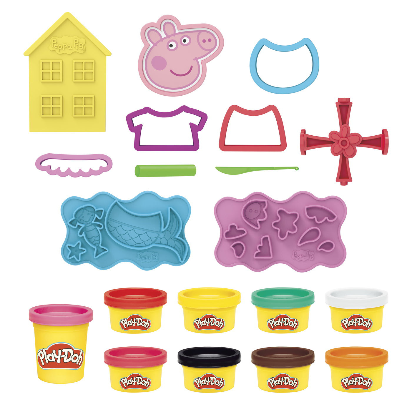PLAY-DOH SET PEPPA PIG PLASTILINA CU ACCESORII