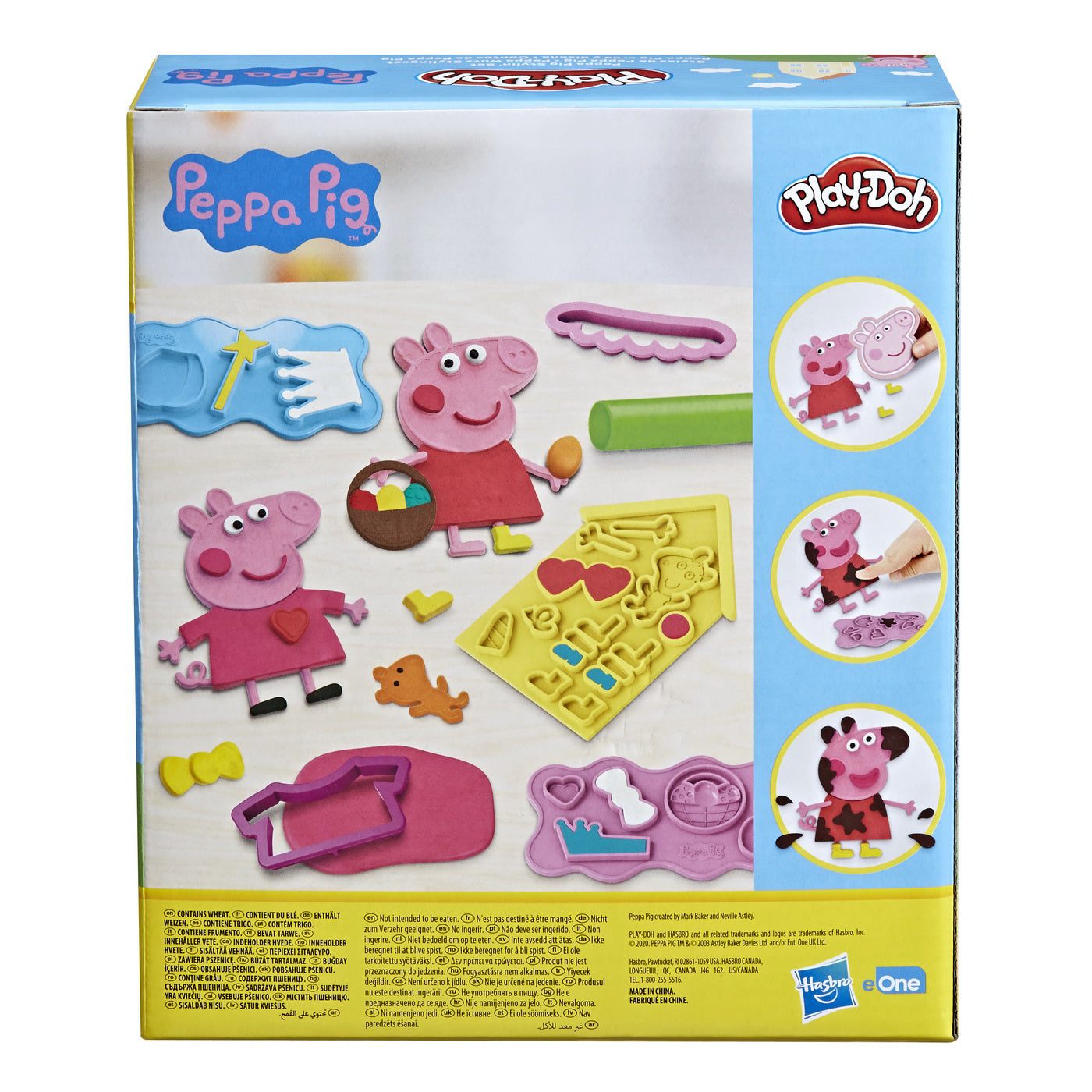 PLAY-DOH SET PEPPA PIG PLASTILINA CU ACCESORII