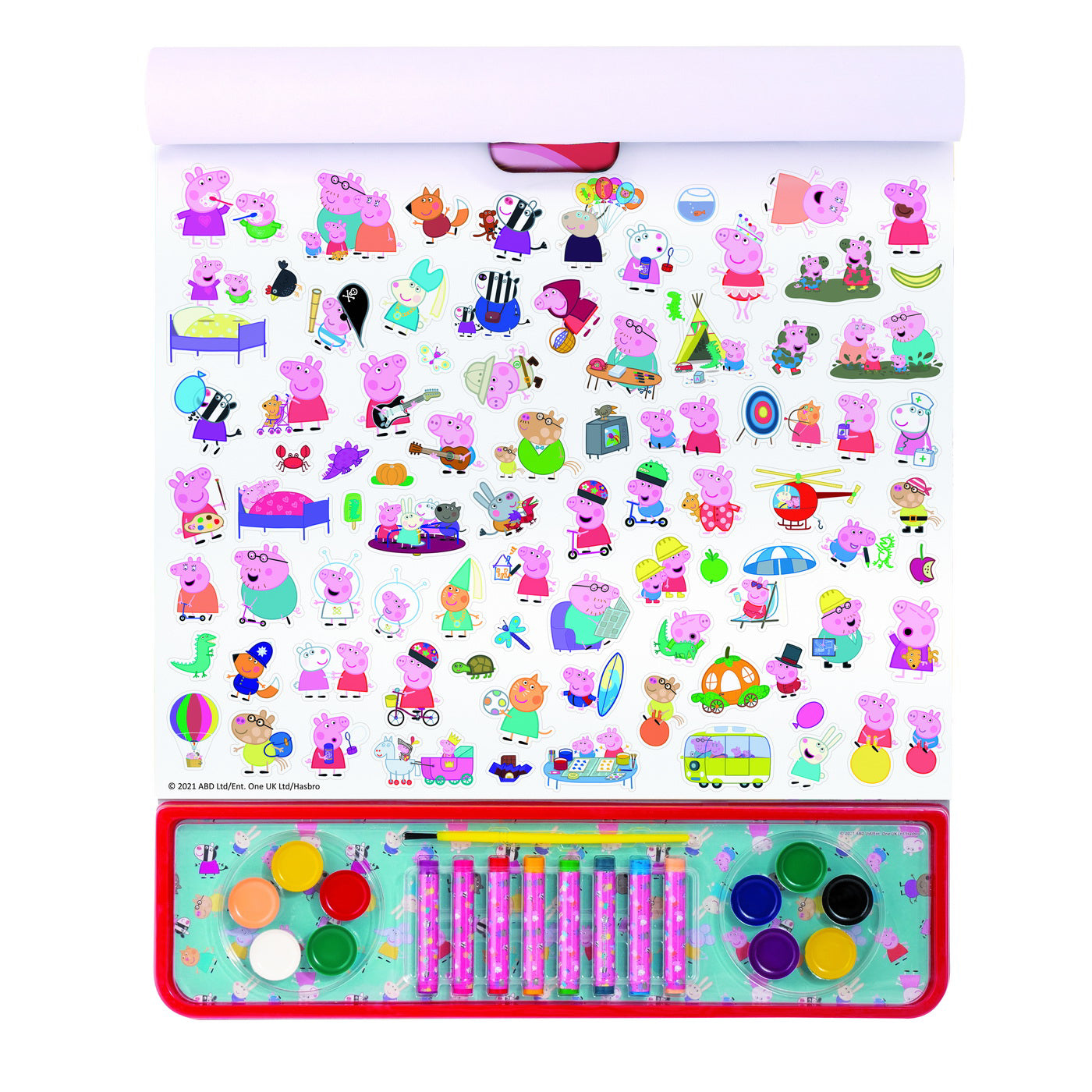 PEPPA PIG SET PENTRU DESEN GIGA BLOCK 4 IN 1
