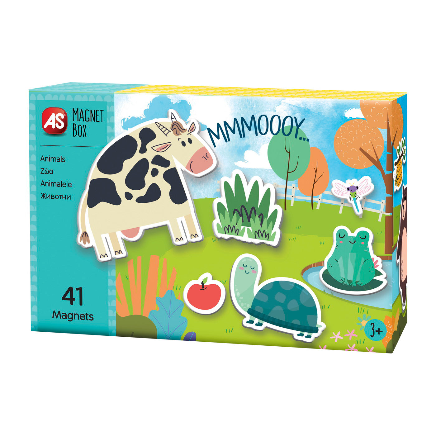 CUTIE MAGNETICA ANIMALE CU 41 DE PIESE