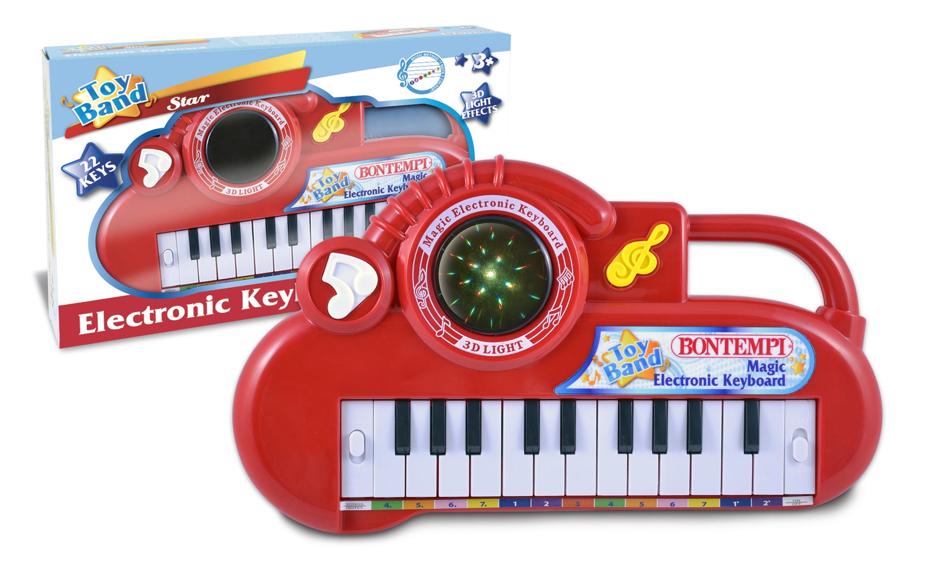 BONTEMPI ORGA ELECTRONICA ROSIE CU EFECTE LUMINOASE