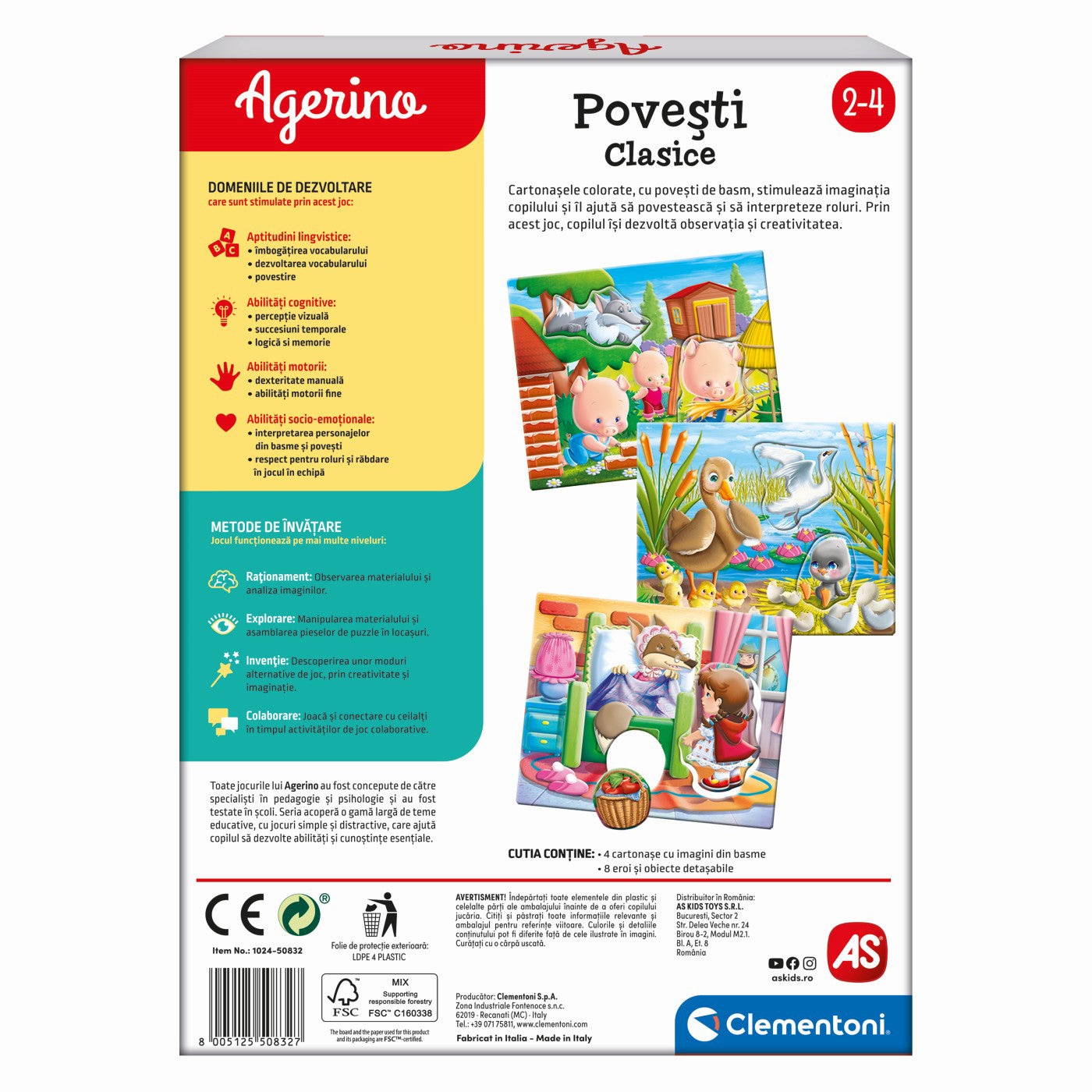 AGERINO POVESTI CLASICE EDUCATIV
