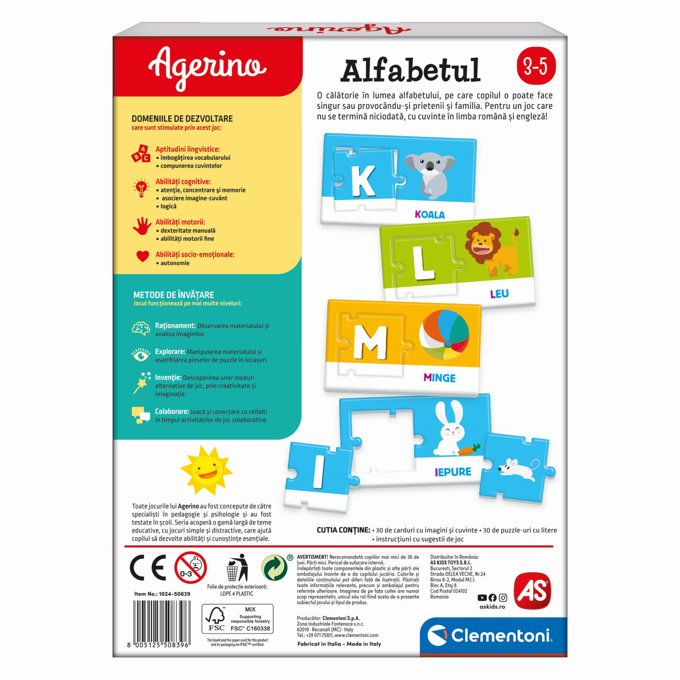 AGERINO ALFABETUL EDUCATIV
