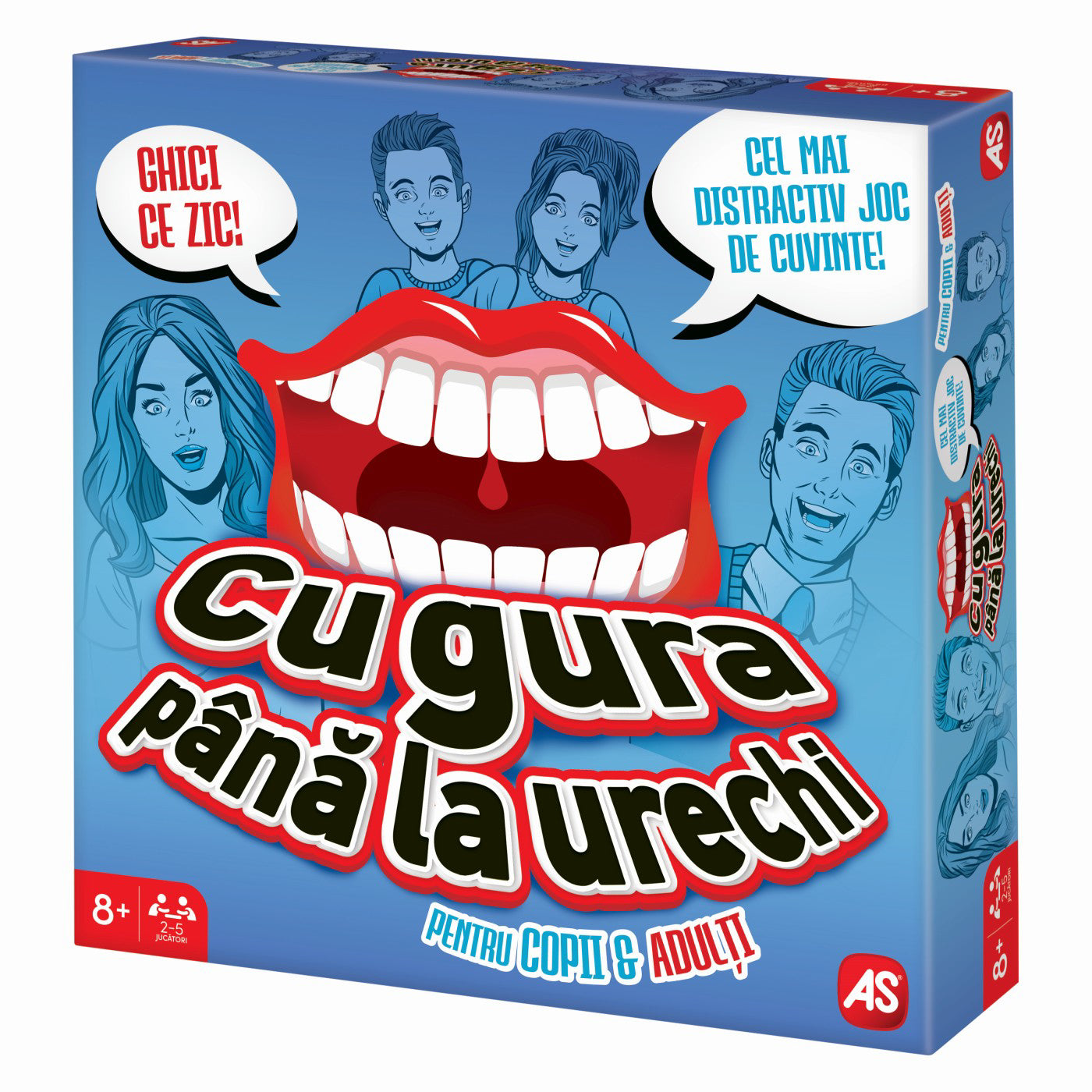 JOC CU GURA PANA LA URECHI PENTRU ADULTI SI COPII