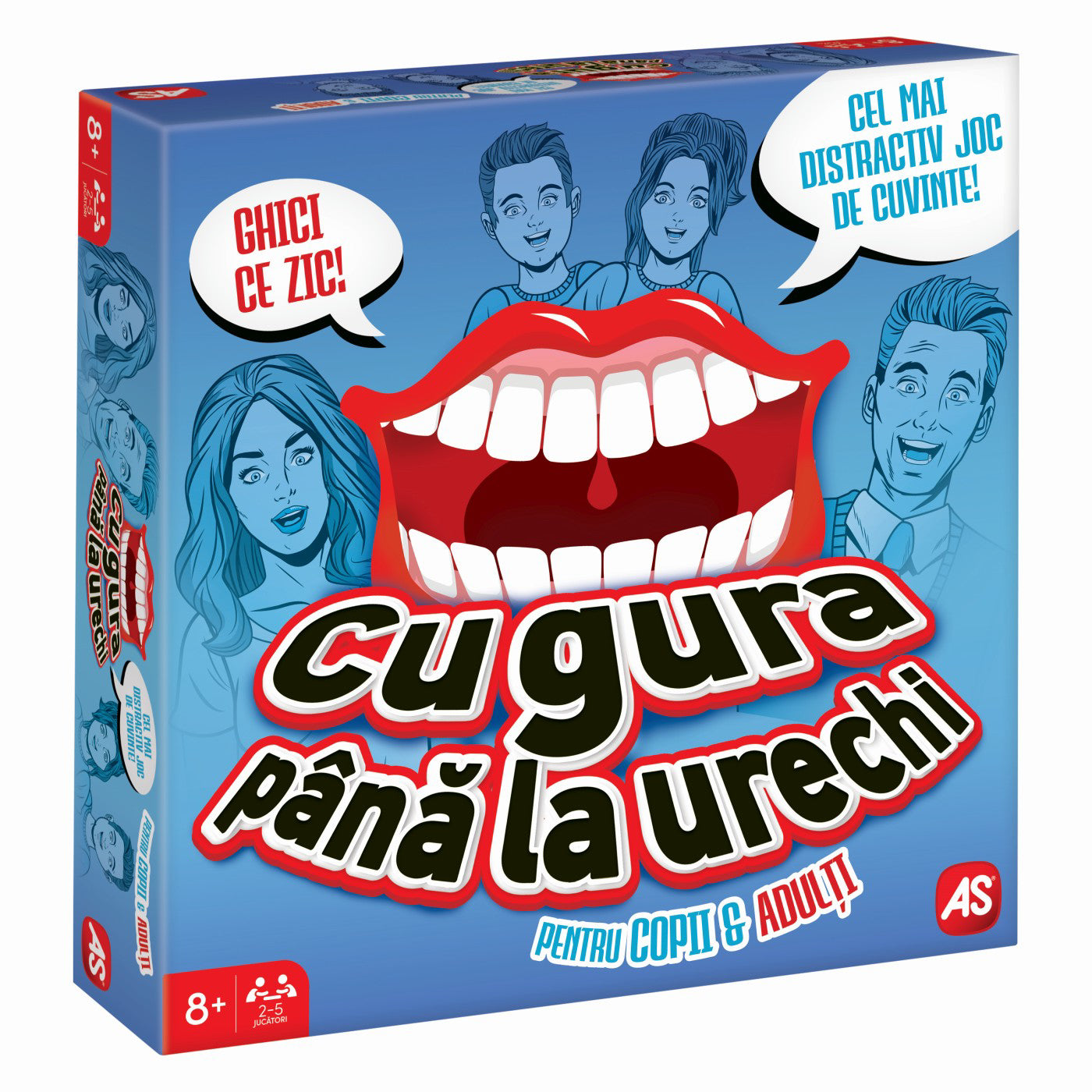 JOC CU GURA PANA LA URECHI PENTRU ADULTI SI COPII