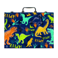 SET DE DESEN DELUXE CU 100 ACCESORII DINOZAUR