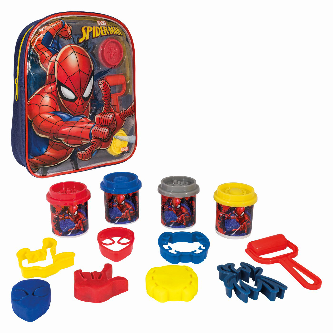 SET PLASTILINA IN GENTUTA SPIDERMAN