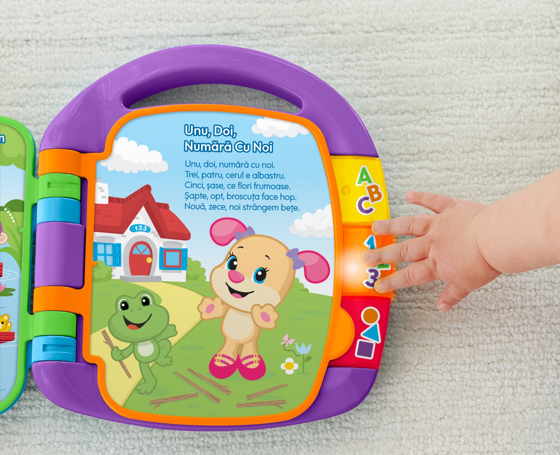 FISHER PRICE CARTEA DE POVESTI IN LIMBA ROMANA
