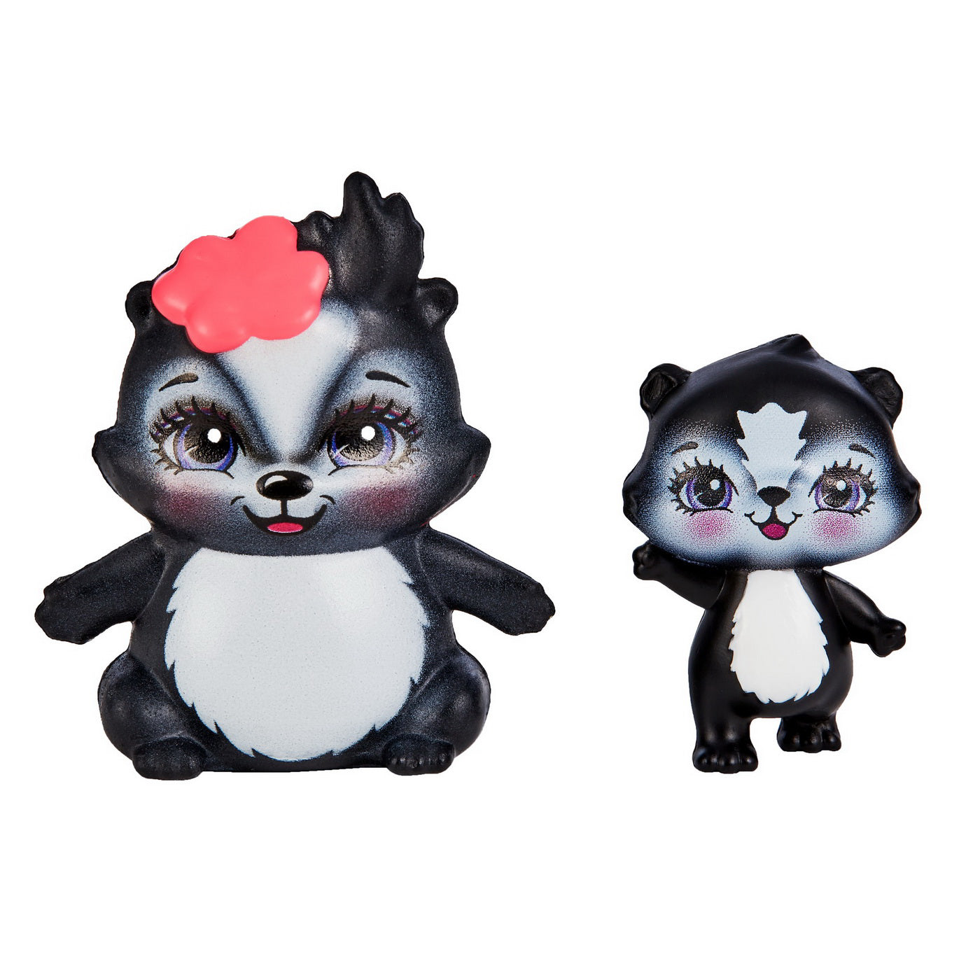 ENCHANTIMALS SET PAPUSI SURORI SI ANIMALUTELE LOR SAGE SKUNK SI CAPER SI SABELLA SKUNK SI STRIPER