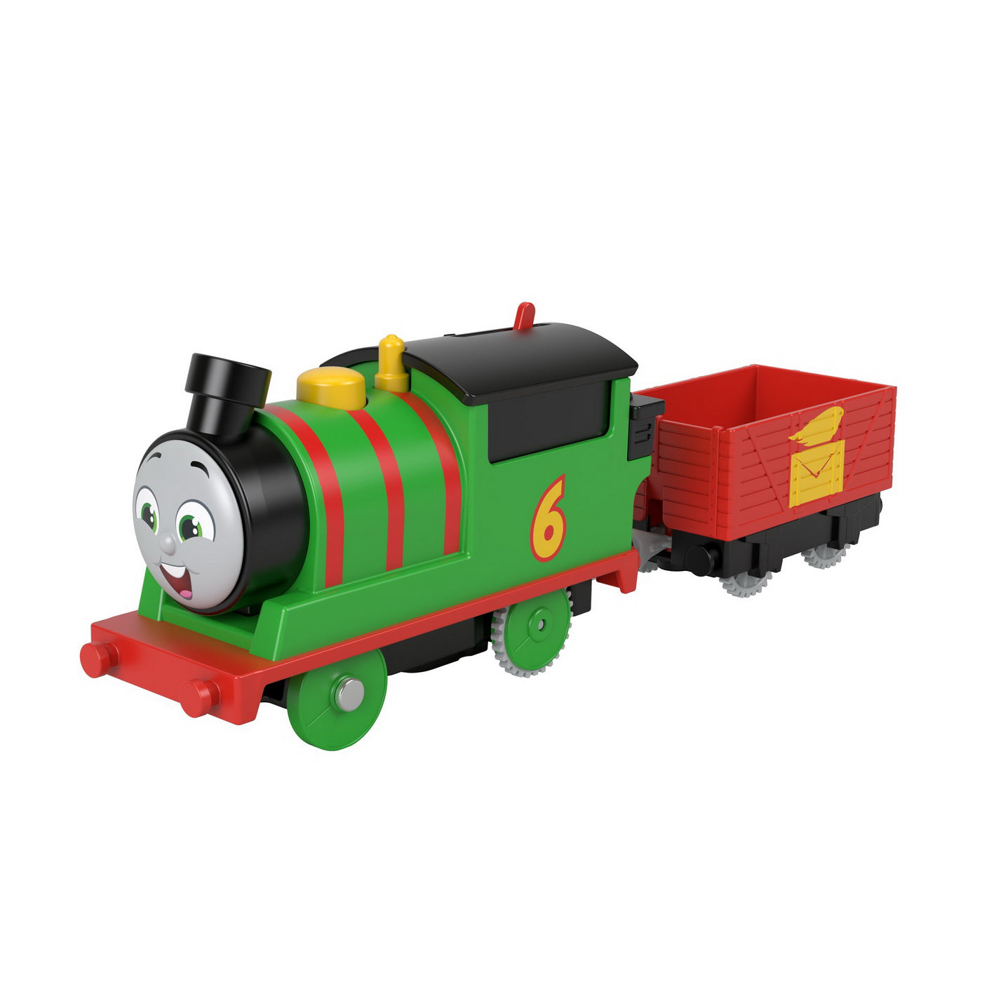 THOMAS LOCOMOTIVA MOTORIZATA PERCY CU VAGON