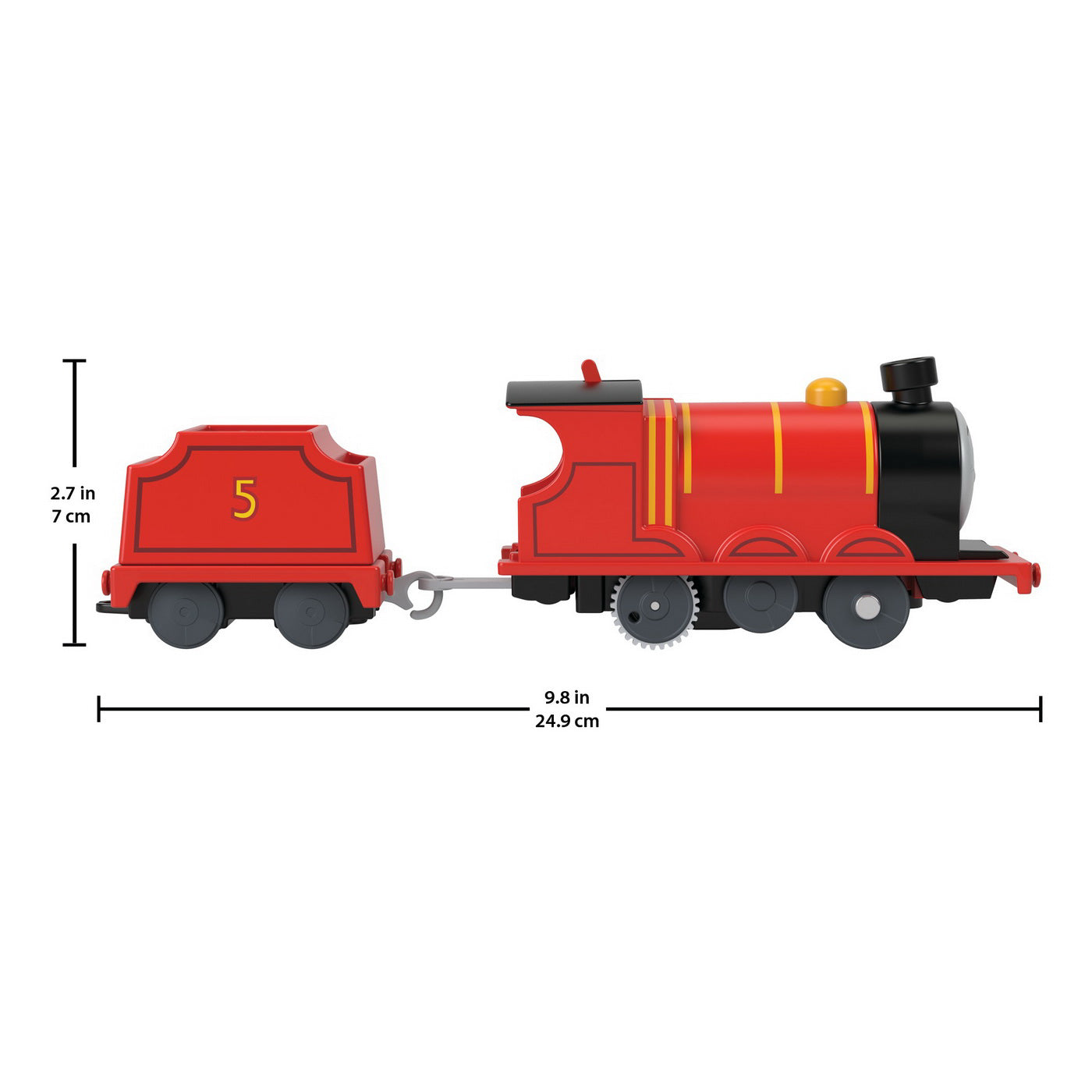 THOMAS LOCOMOTIVA MOTORIZATA JAMES CU VAGON