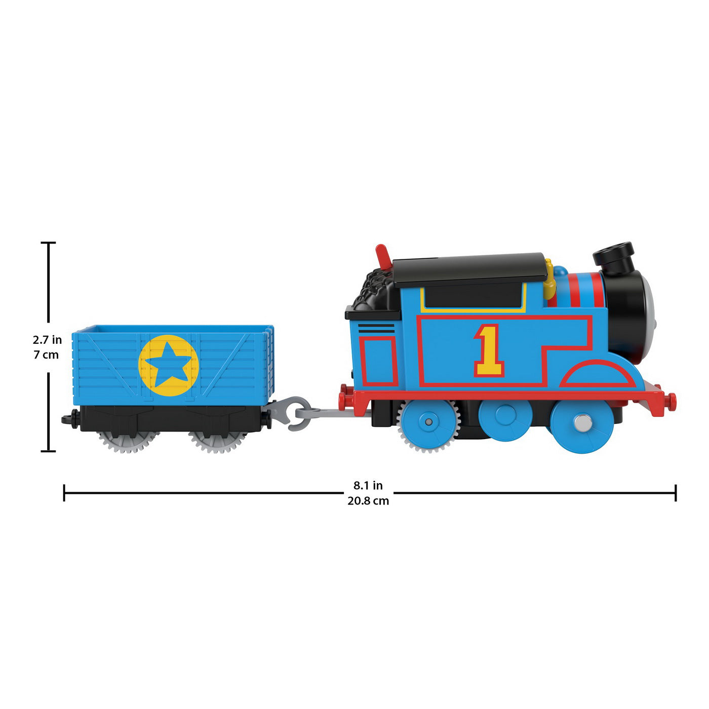 THOMAS LOCOMOTIVA MOTORIZATA THOMAS CU VAGON