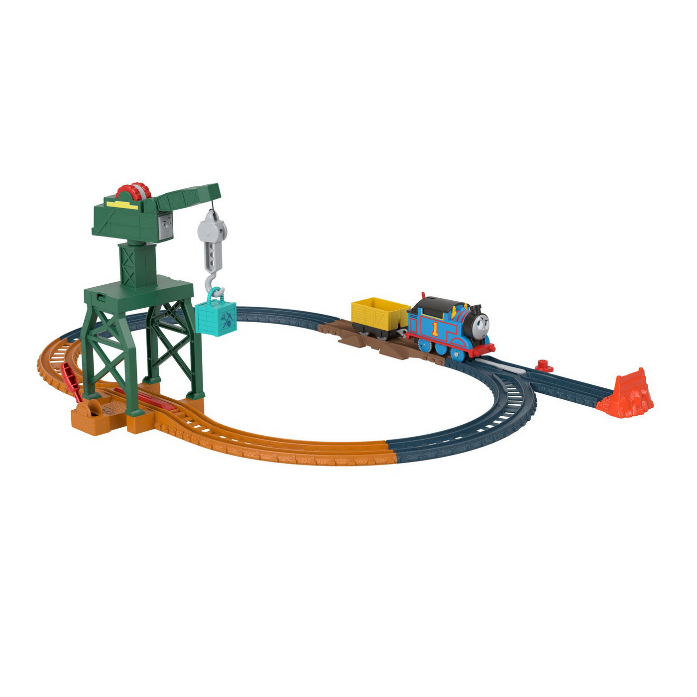THOMAS SET DE JOACA CU LOCOMOTIVA CRANKY MOTORIZATA SI ACCESORII