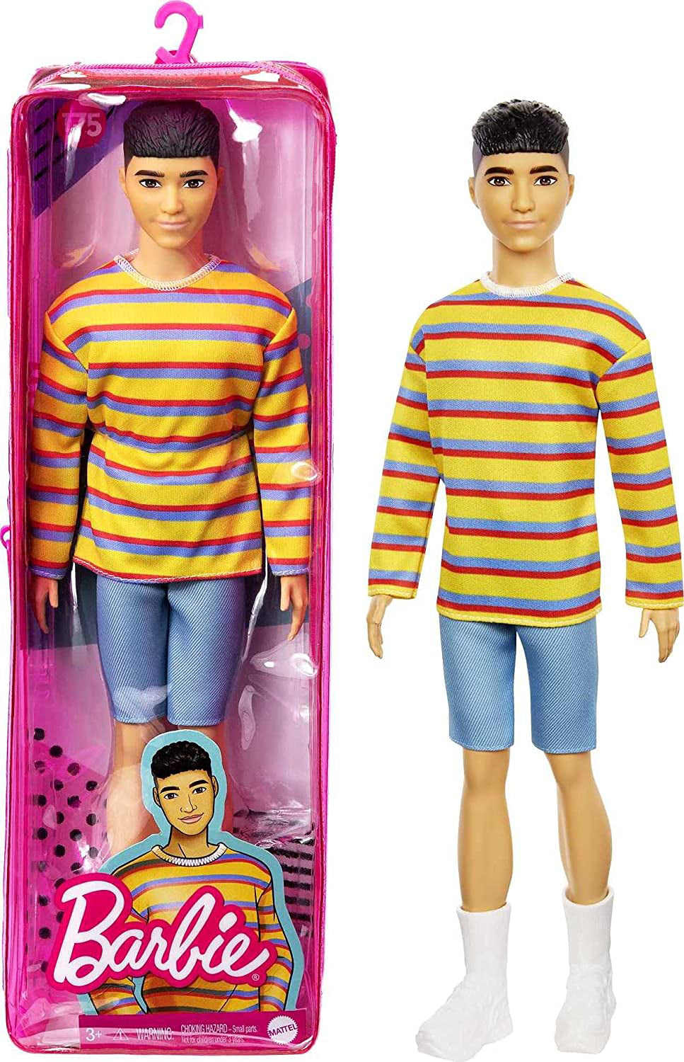 PAPUSA BAIAT FASHIONISTAS CU PULOVER SUPRADIMENSIONAT