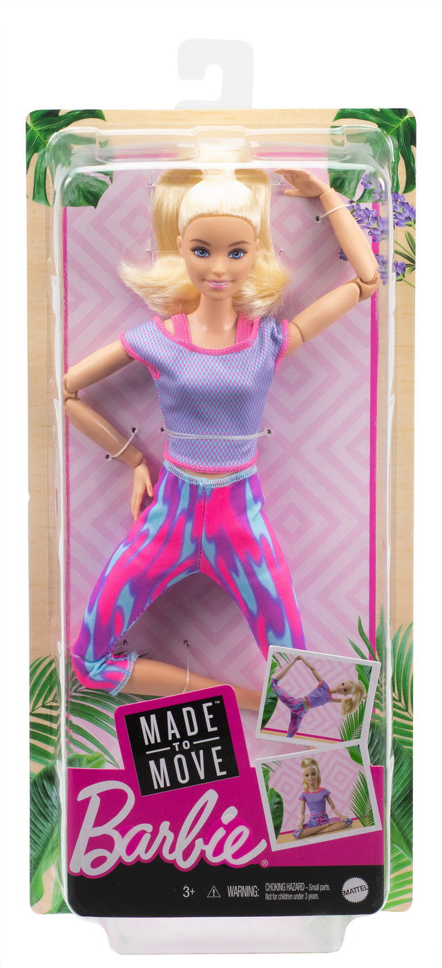 PAPUSA BARBIE MADE TO MOVE BLONDA