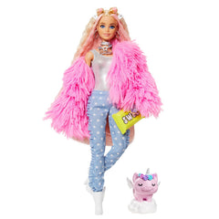 PAPUSA BARBIE EXTRA STYLE FLUFFY PINKY