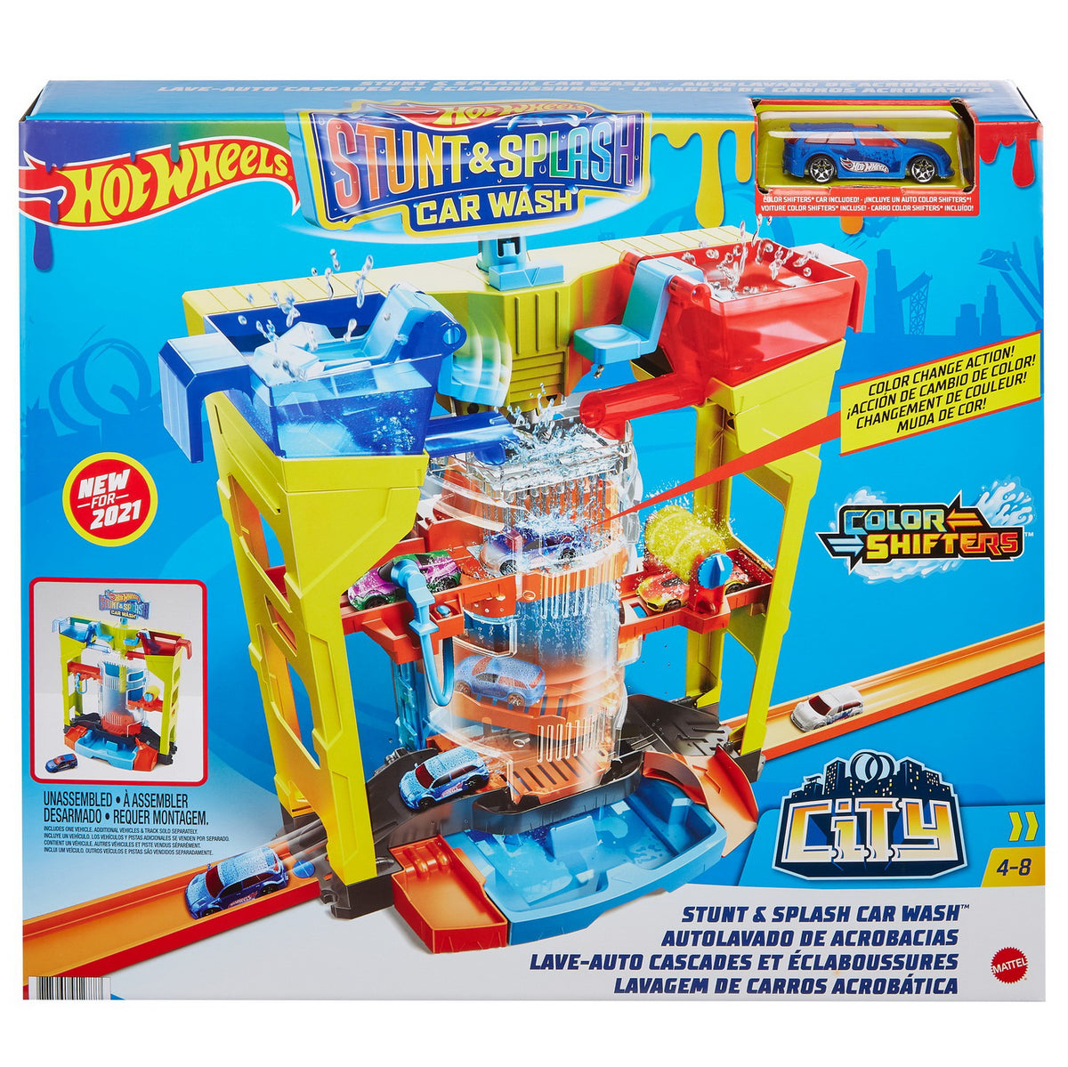 HOT WHEELS MASINI CULORI SCHIMBATOARE SPALATORIA