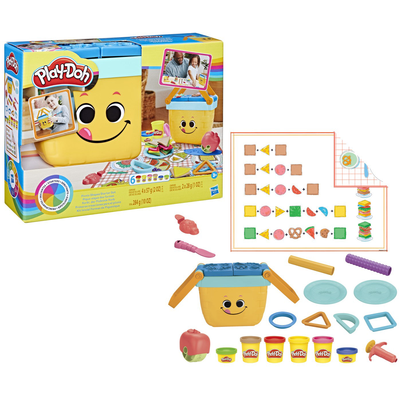 PLAY DOH SET PICNIC SI FORME HSF6916