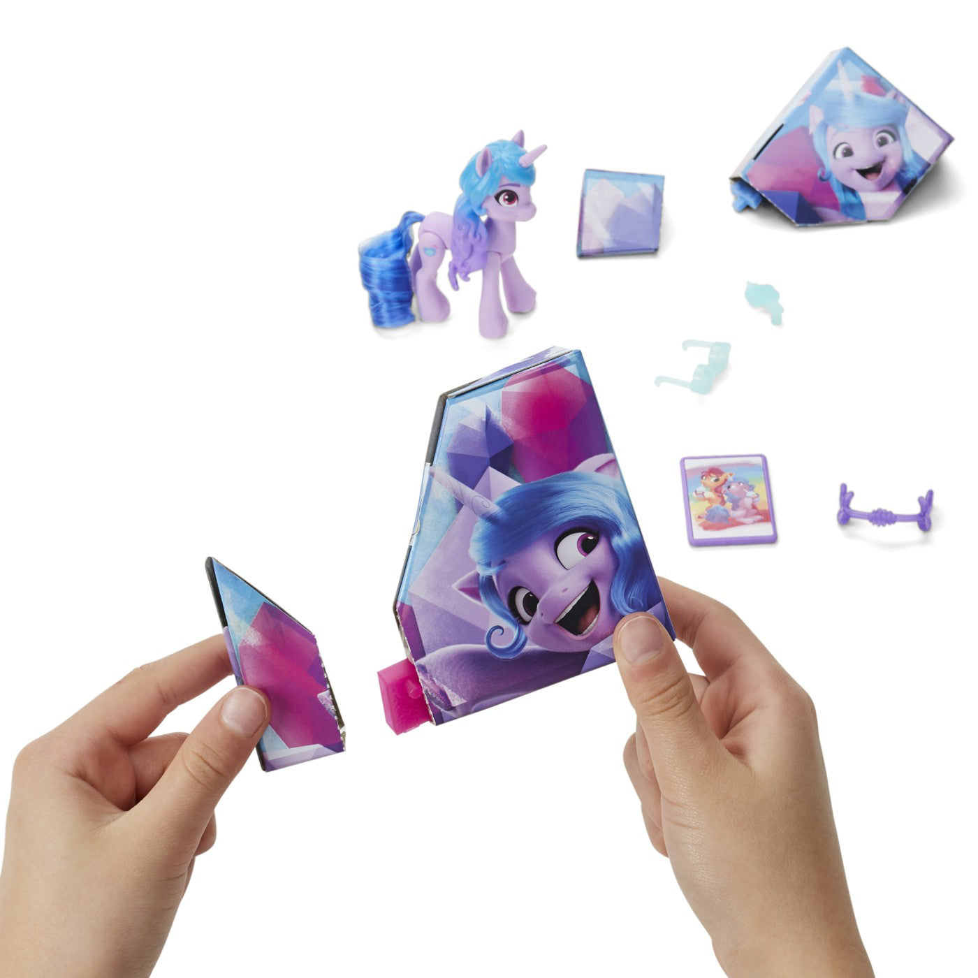 MY LITTLE PONY CUTIE MARK MAGIC FIGURINA IZZY MOONBOW 7.5CM