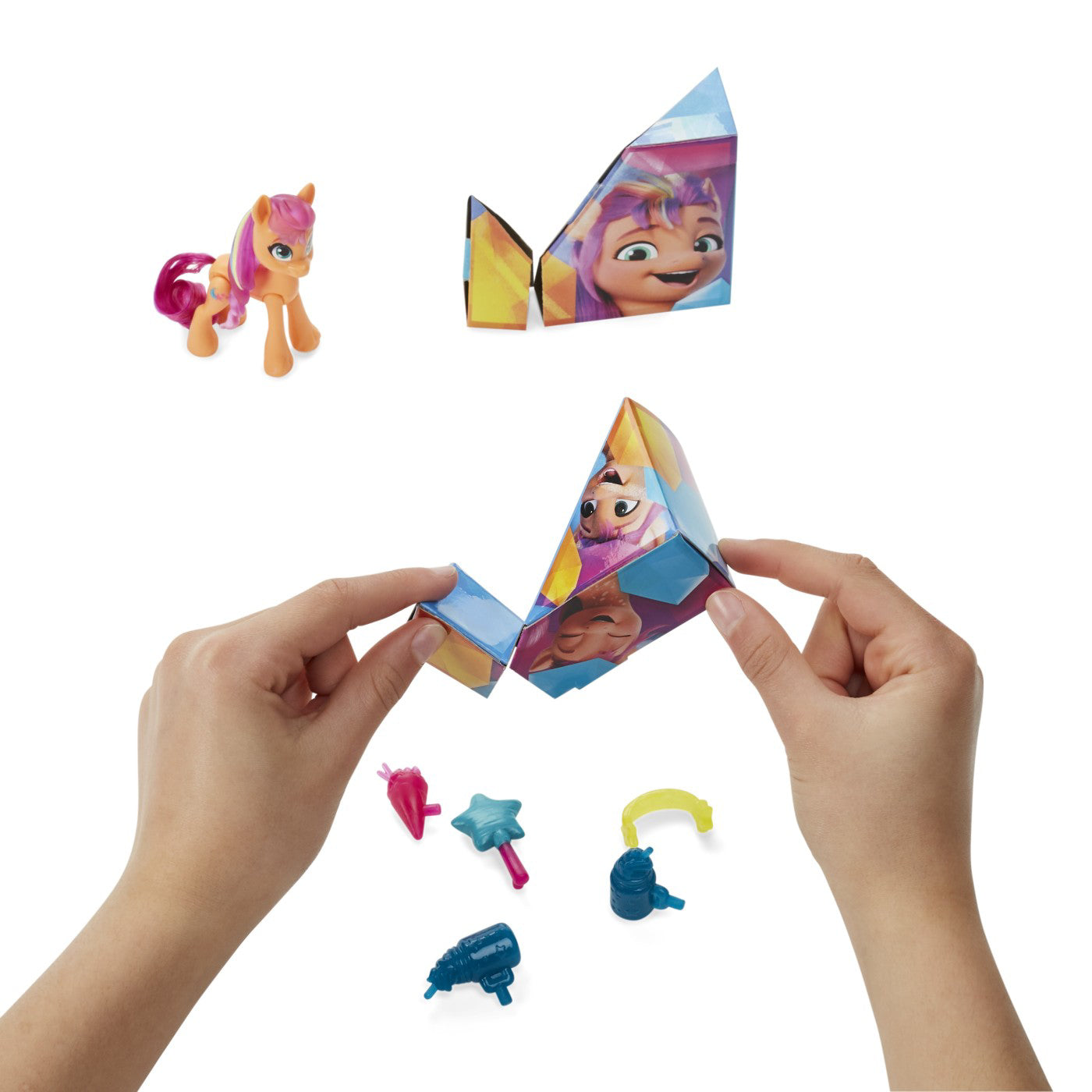 MY LITTLE PONY CUTIE MARK MAGIC FIGURINA SUNNY STARSCOUT 7.5CM