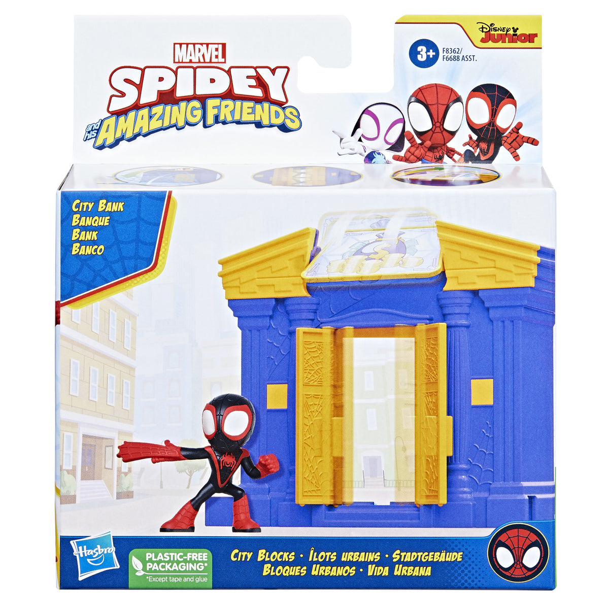 SPIDEY PRIETENII EXTRAORDINARI CITY BLOKS SET DE CONSTRUCTIE BANCA