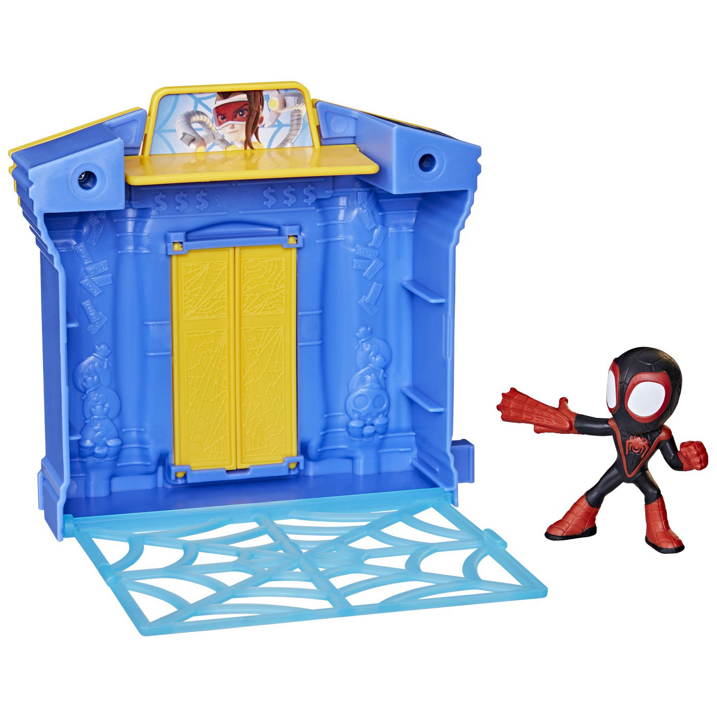 SPIDEY PRIETENII EXTRAORDINARI CITY BLOKS SET DE CONSTRUCTIE BANCA