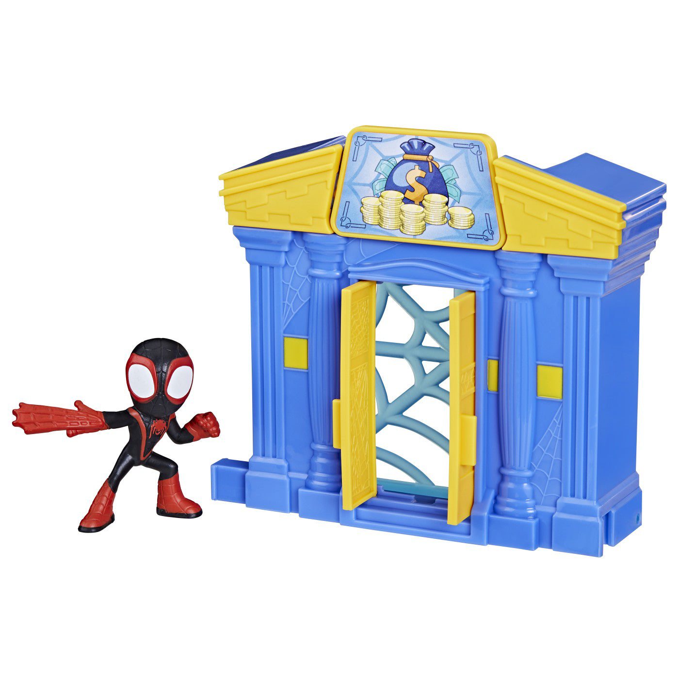 SPIDEY PRIETENII EXTRAORDINARI CITY BLOKS SET DE CONSTRUCTIE BANCA