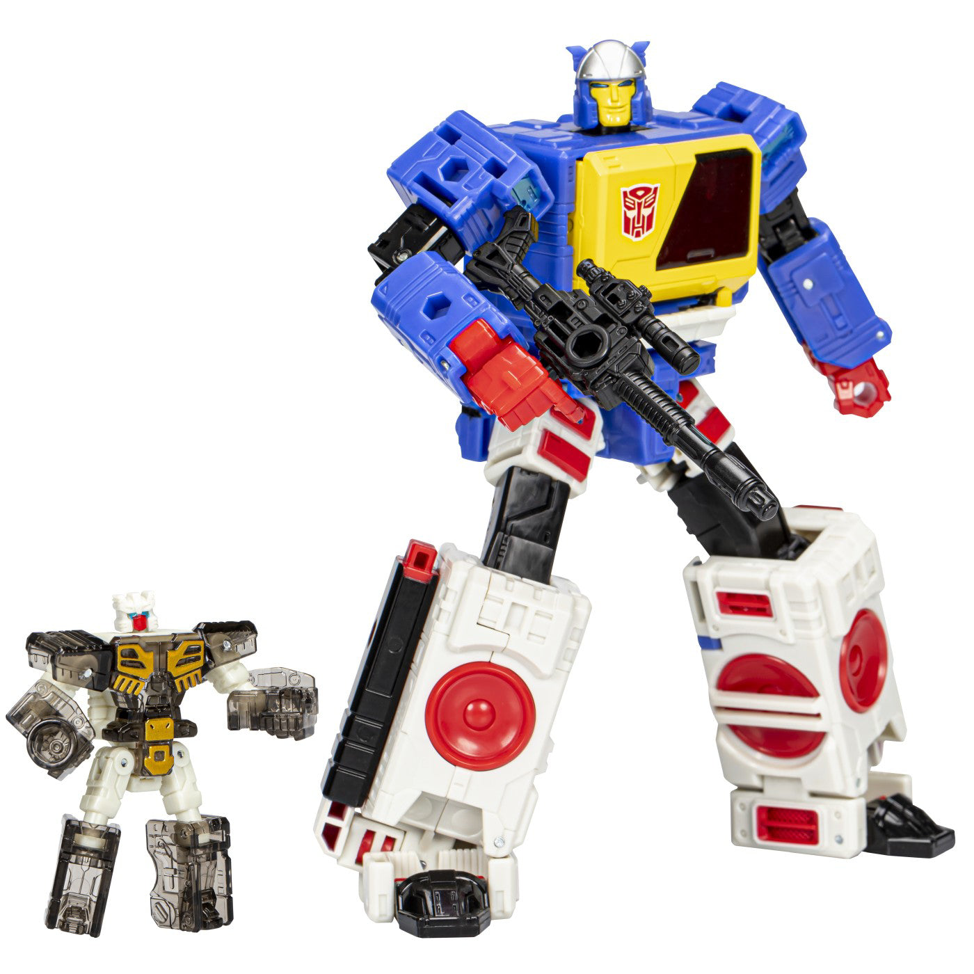TRANSFORMERS LEGACY EVOLUTION FIGURINA TWINCAST & AUTOBOT REWIND 17CM