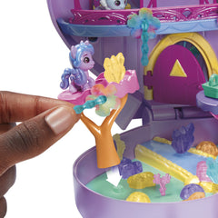 MY LITTLE PONY MINI WORLD MAGIC SET DE JOACA COMPACT CREATION BRIDLEWOOD FOREST
