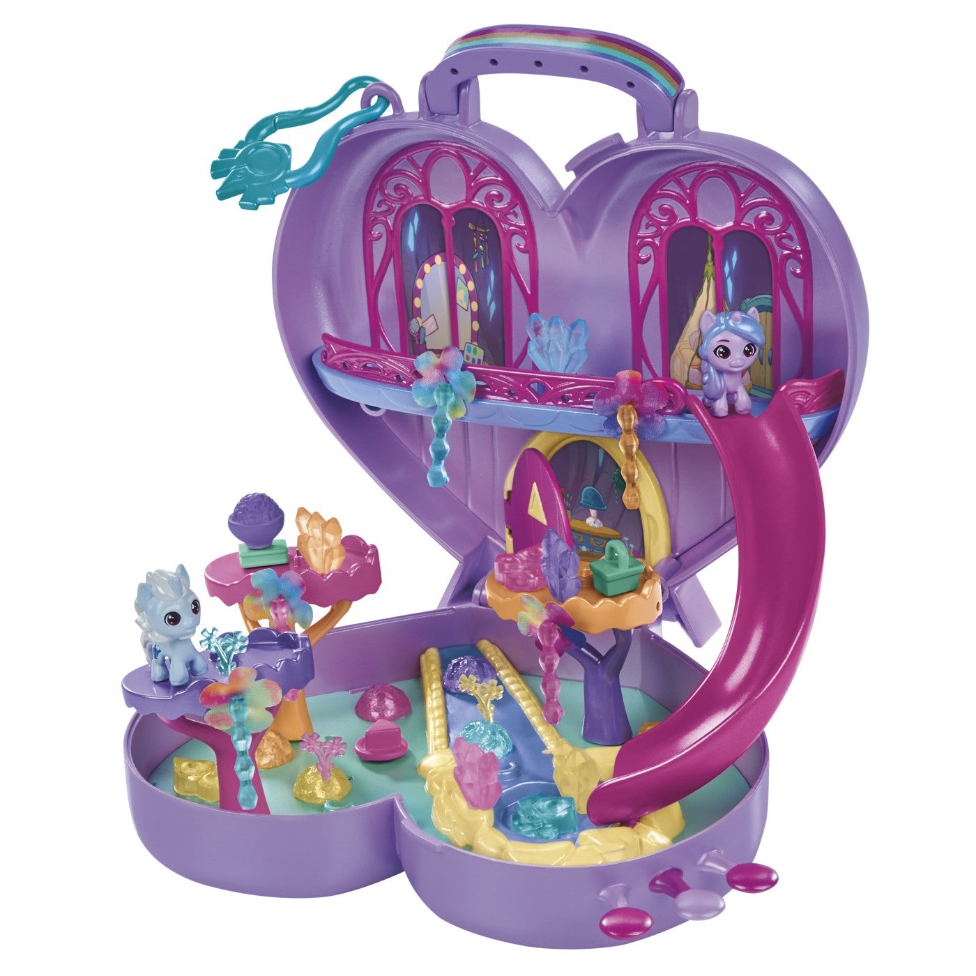 MY LITTLE PONY MINI WORLD MAGIC SET DE JOACA COMPACT CREATION BRIDLEWOOD FOREST