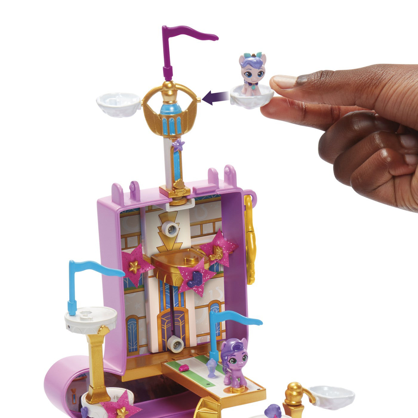 MY LITTLE PONY MINI WORLD MAGIC SET DE JOACA COMPACT CREATION ZEPHYR HEIGHTS