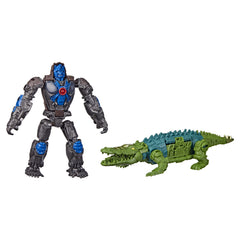 TRANSFORMERS 7 BEAST ALLIANCE SET 2 FIGURINE OPTIMUS PRIMAL SI SKULLCRUNCHER 13CM