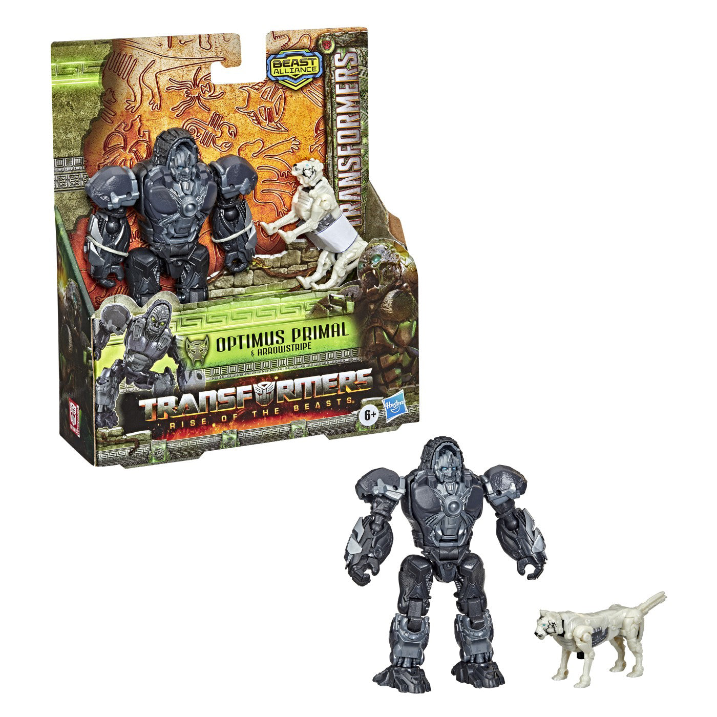 TRANSFORMERS 7 BEAST ALLIANCE SET 2 FIGURINE OPTIMUS PRIMAL SI ARROWSTRIPE