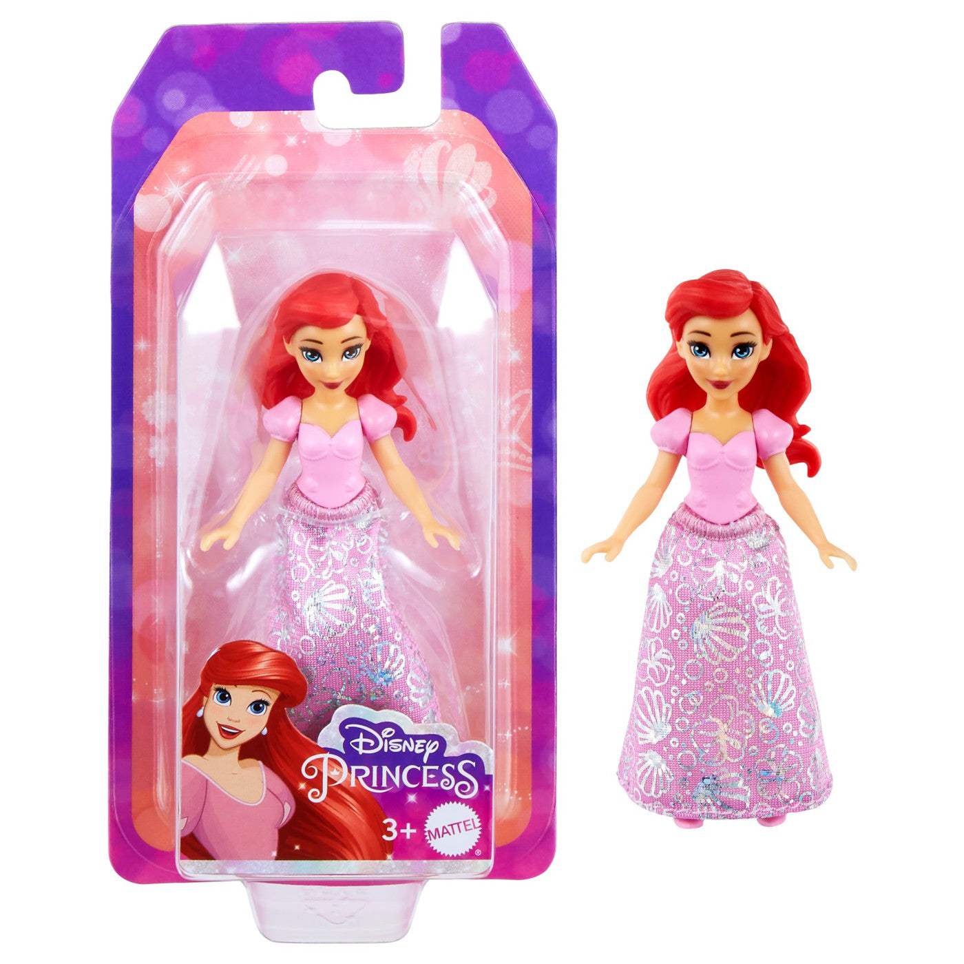 DISNEY PRINCESS MINI PAPUSA ARIEL 9CM