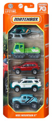 MATCHBOX SET 5 MASINUTE METALICE MBX MOUNTAIN II SCARA 1:64