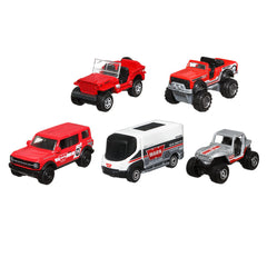 MATCHBOX SET 5 MASINUTE METALICE WARN INDUSTRIES SCARA 1:64