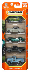 MATCHBOX SET 5 MASINUTE METALICE COFFEE CRUISERS IV SCARA 1:64