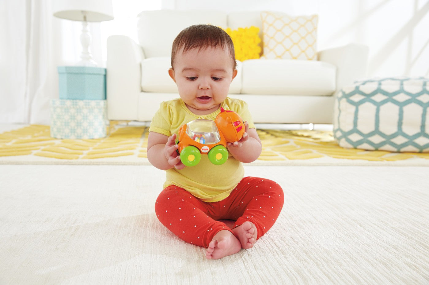 FISHER PRICE JUCARIE APASA SI MERGI TIGRU