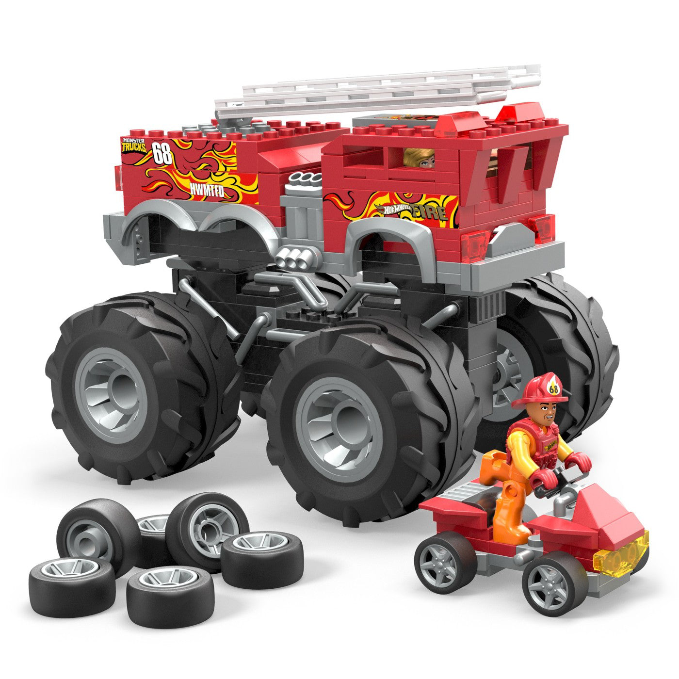 HOT WHEELS MONSTER TRUCK MEGA SET CONSTRUCTIE 5 ALARM