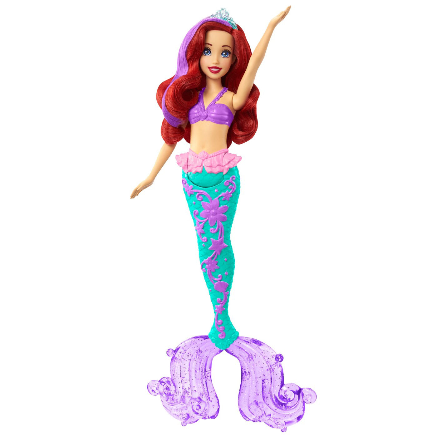 DISNEY PRINCESS PAPUSA ARIEL CU CULORI SCHIMBATOARE