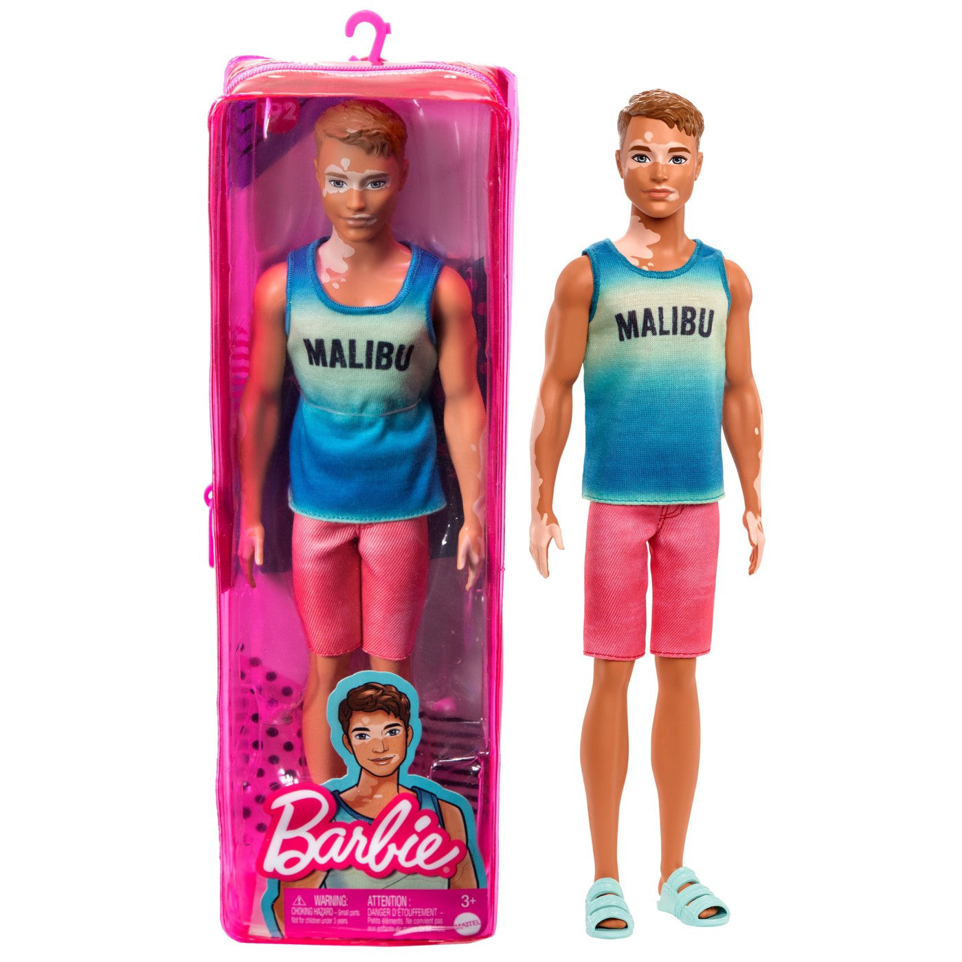 BARBIE PAPUSA BAIAT FASHIONISTAS CU MAIOU