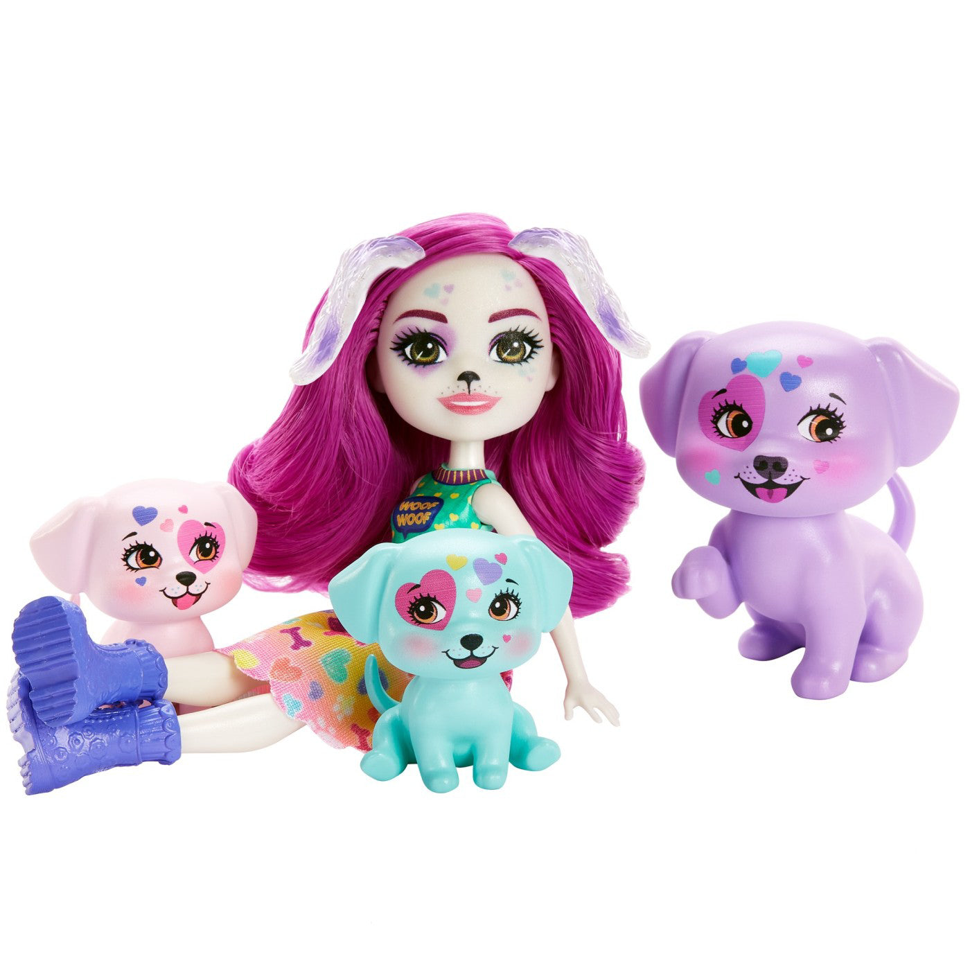 ENCHANTIMALS CITY TAILS MAIN STREET FAMILIA DESSEI DALMATIAN