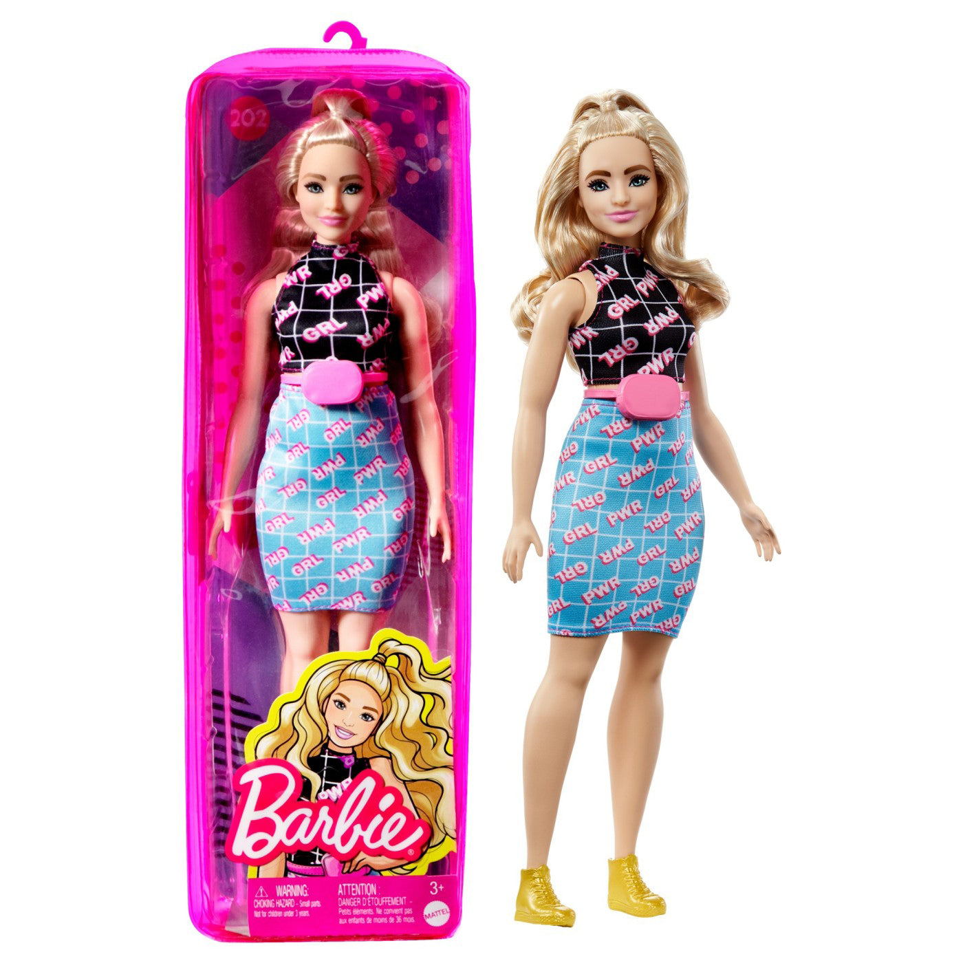 PAPUSA BARBIE FASHIONISTA BLONDA